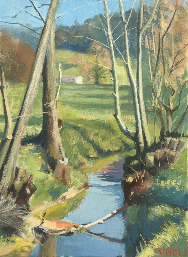 Bach – Gouache on Paper, 18x24cm, 2020