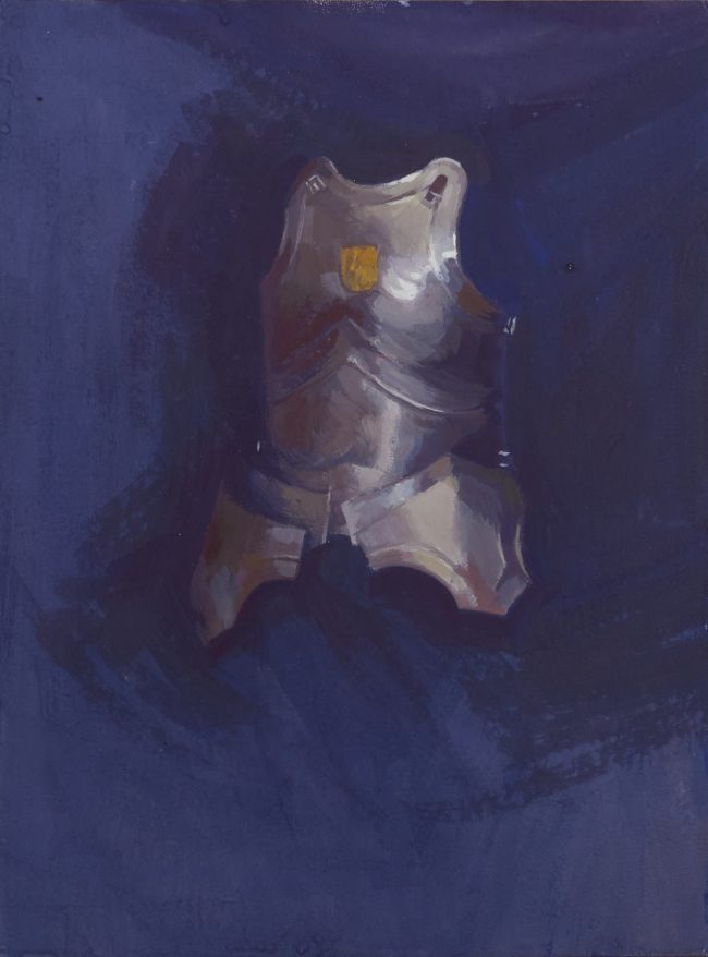Armor – Gouache on Cardboard, 24x31cm, 2021