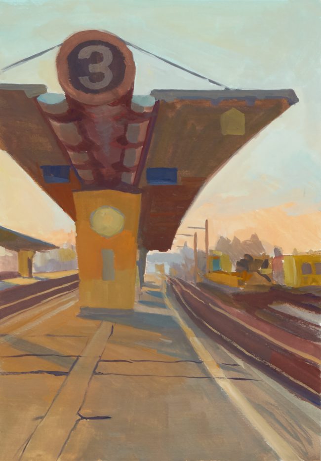 Grüze – Gouache on Paper, 35x25cm, 2021