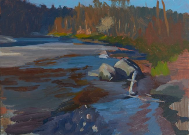 Thur – Oil on Panel, 25x18cm, 2021