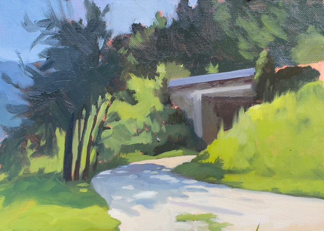 Unterführung – Oil on Panel, 25x18cm, 2021