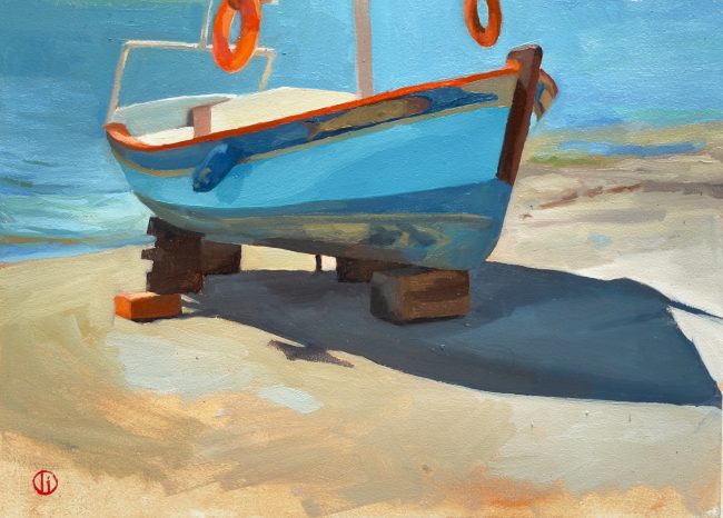 The Shape of Water – Oil on Panel, 25x18cm, 2022