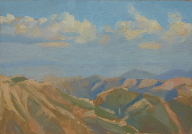 Kalavryta – Oil on Paper, 20x15cm, 2022